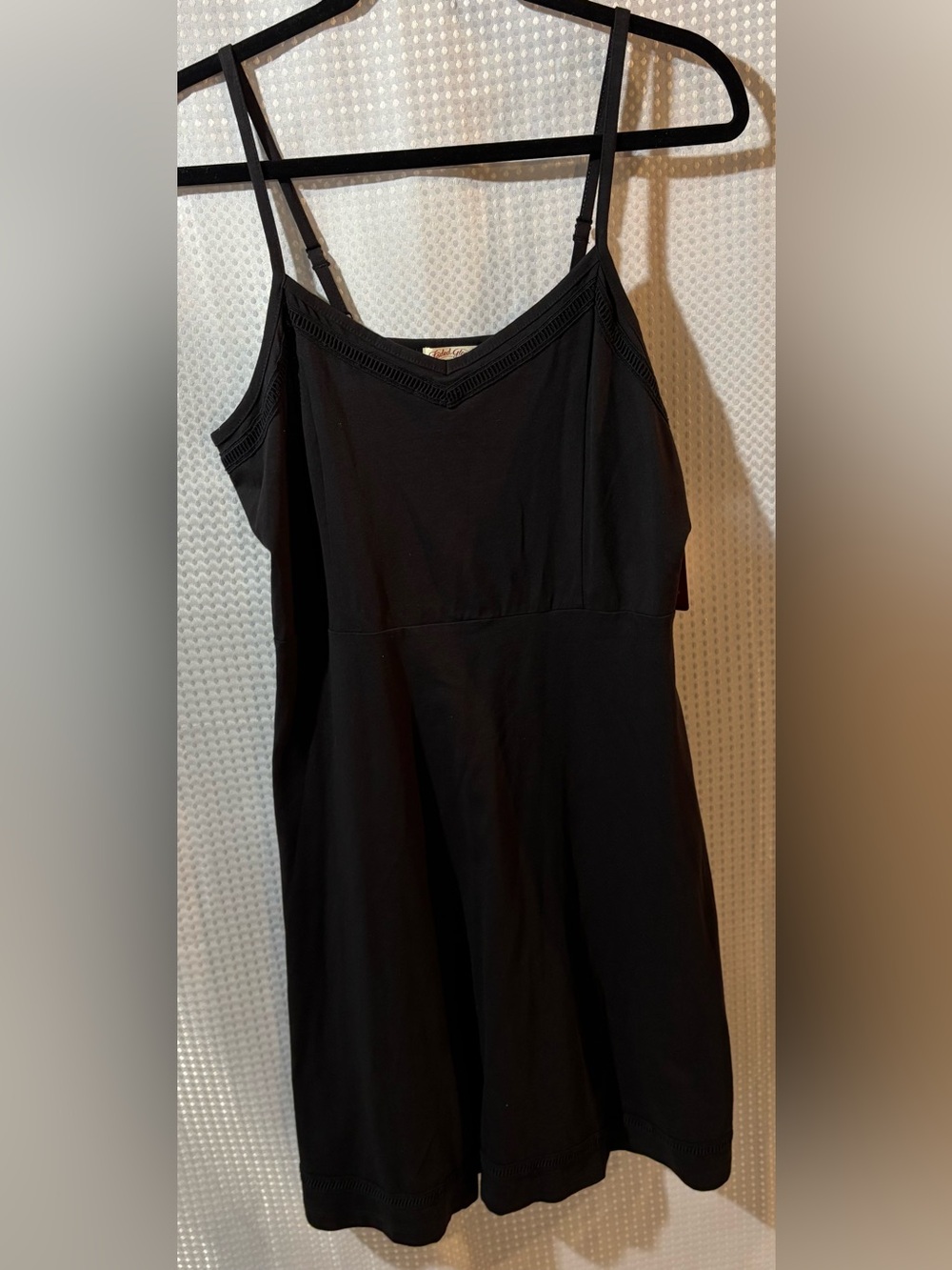 NWT Faded Glory L (12-14) Black Sleeveless Sundress